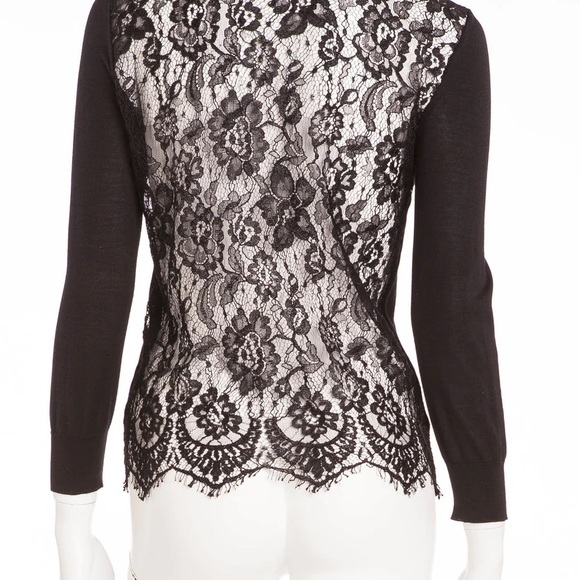 Dolce & Gabbana Silk Lace Back Cardigan XS-S - Picture 3 of 9